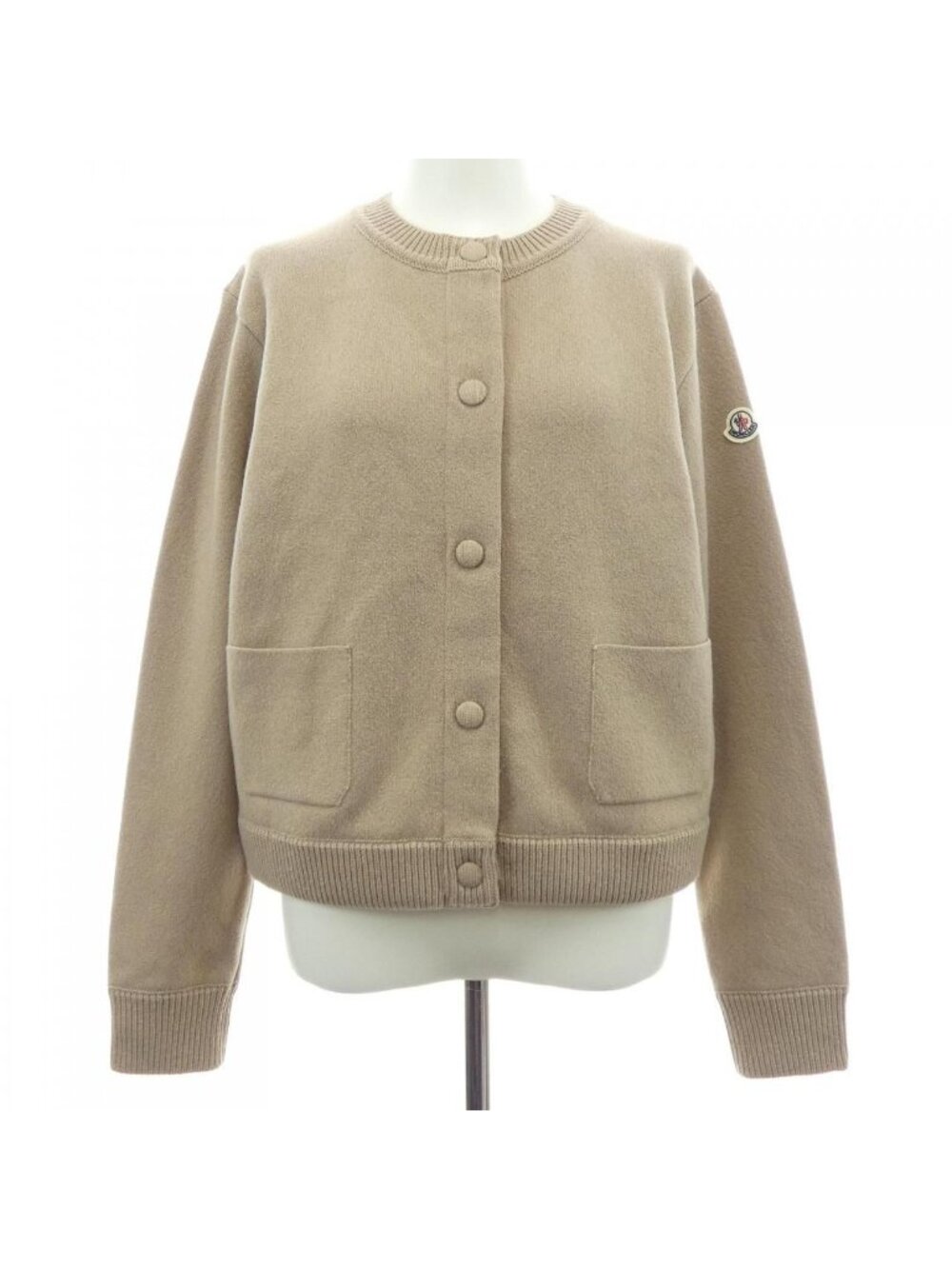 Moncler Down Jacket Beige